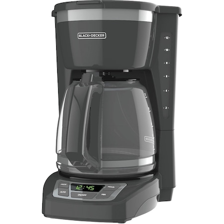 Black & Decker 12 Cup Programmable Gray Coffee Maker CM1165GY